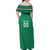 Custom Iraq Football Family Matching Off Shoulder Maxi Dress and Hawaiian Shirt Go Champions - Wonder Print Shop