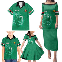 Custom Iraq Football Family Matching Puletasi and Hawaiian Shirt Go Champions - Wonder Print Shop