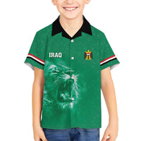 Custom Iraq Football Hawaiian Shirt Go Champions - Wonder Print Shop