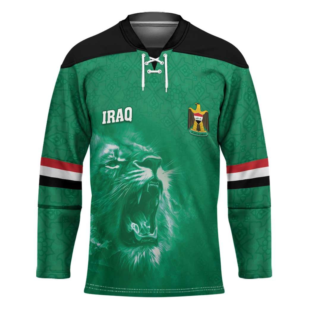 Custom Iraq Football Hockey Jersey Go Champions - Wonder Print Shop