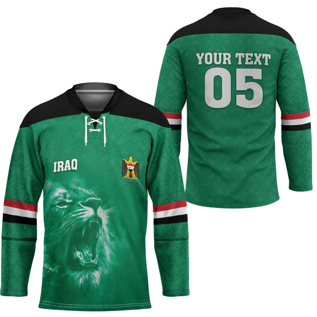 Custom Iraq Football Hockey Jersey Go Champions - Wonder Print Shop