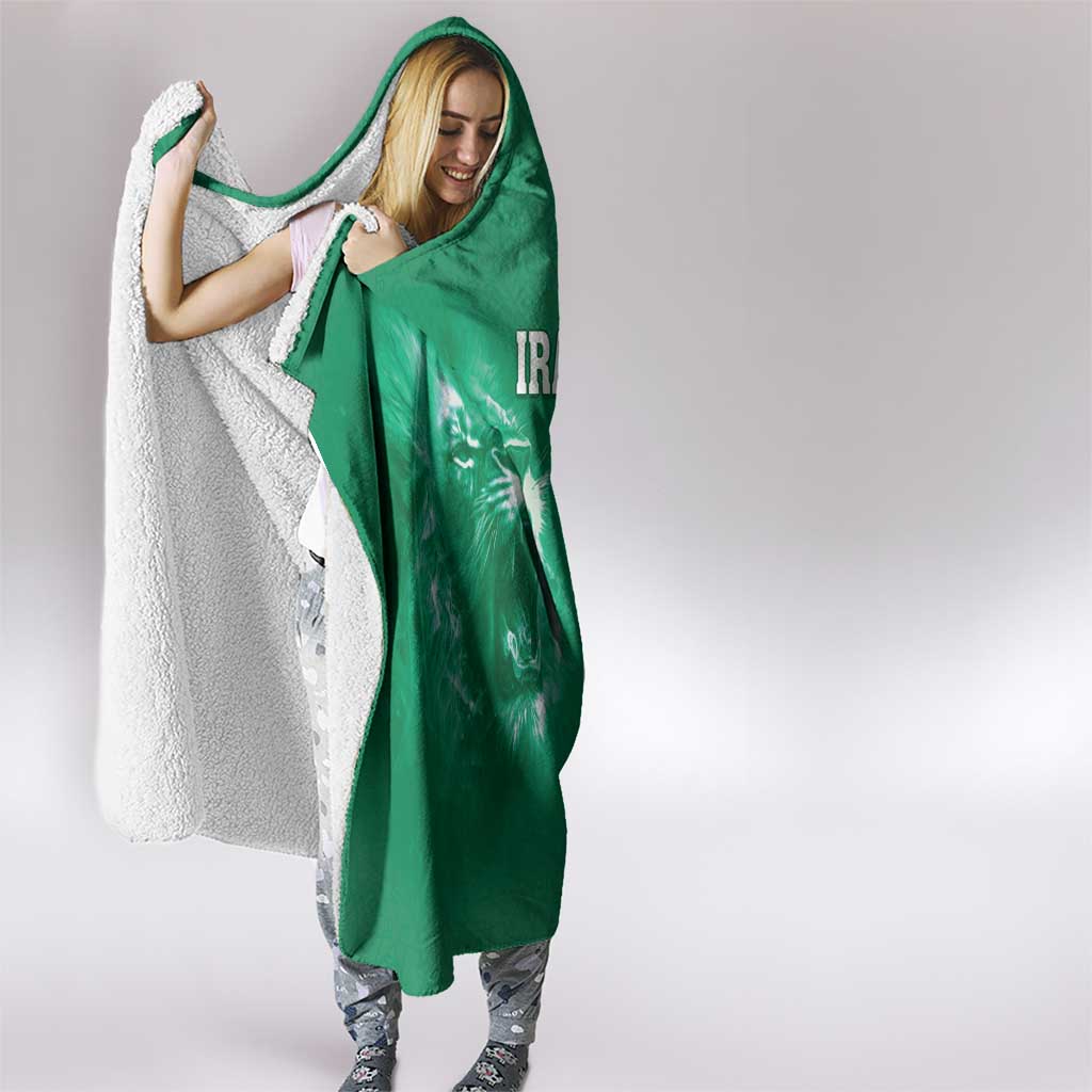 Iraq Football Hooded Blanket Go Champions - Wonder Print Shop