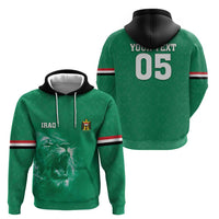 Custom Iraq Football Hoodie Go Champions - Wonder Print Shop