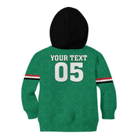Custom Iraq Football Kid Hoodie Go Champions - Wonder Print Shop