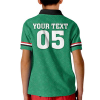 Custom Iraq Football Kid Polo Shirt Go Champions - Wonder Print Shop