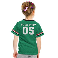 Custom Iraq Football Kid T Shirt Go Champions - Wonder Print Shop