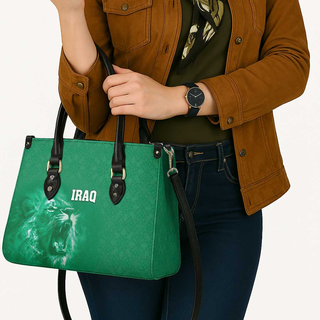 Iraq Football Leather Bag Go Champions - Wonder Print Shop