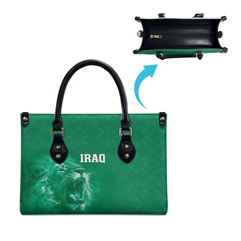 Iraq Football Leather Bag Go Champions - Wonder Print Shop