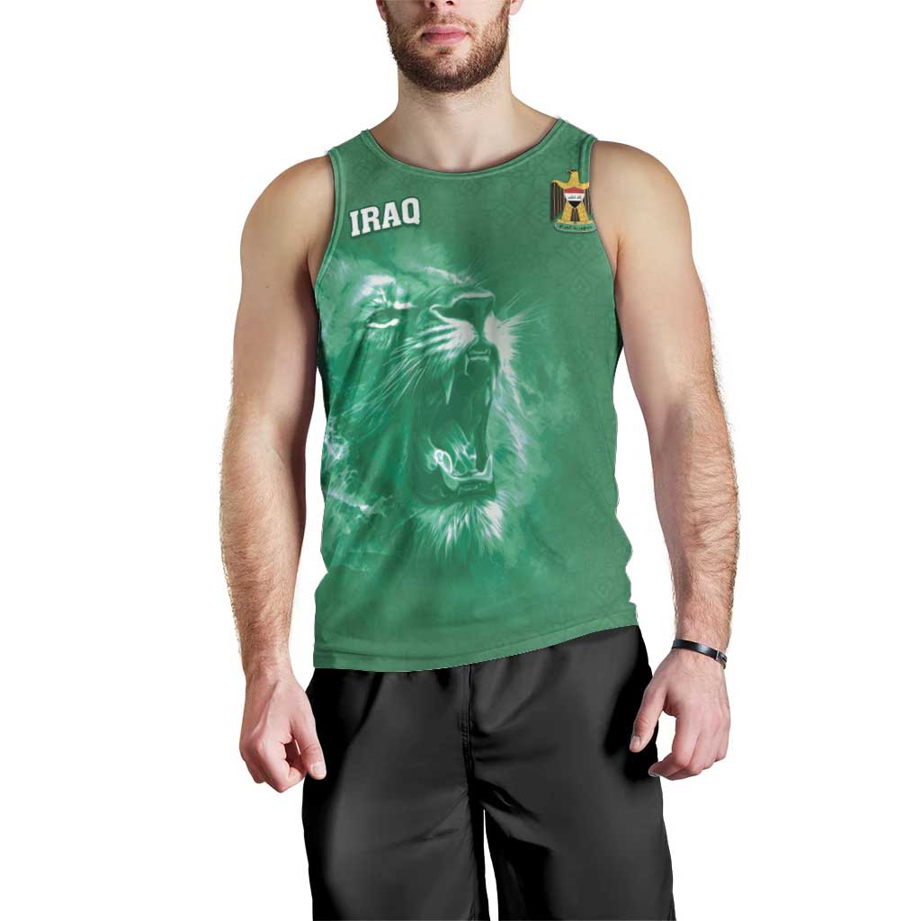 Custom Iraq Football Men Tank Top Go Champions - Wonder Print Shop
