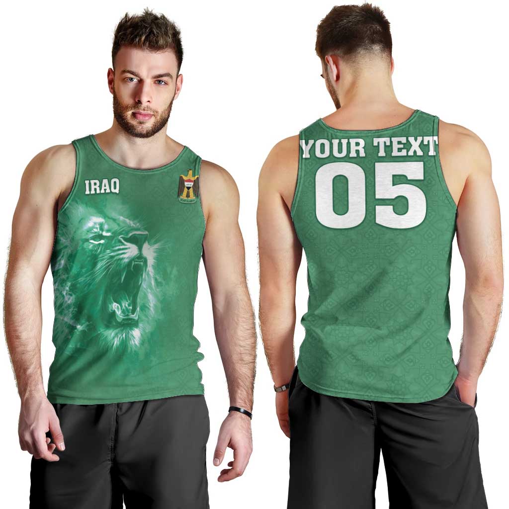 Custom Iraq Football Men Tank Top Go Champions - Wonder Print Shop