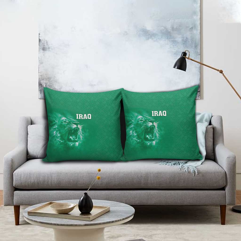 Iraq Football Pillow Cover Go Champions - Wonder Print Shop