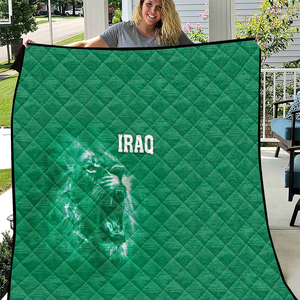 Iraq Football Quilt Go Champions - Wonder Print Shop