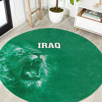 Iraq Football Round Carpet Go Champions - Wonder Print Shop