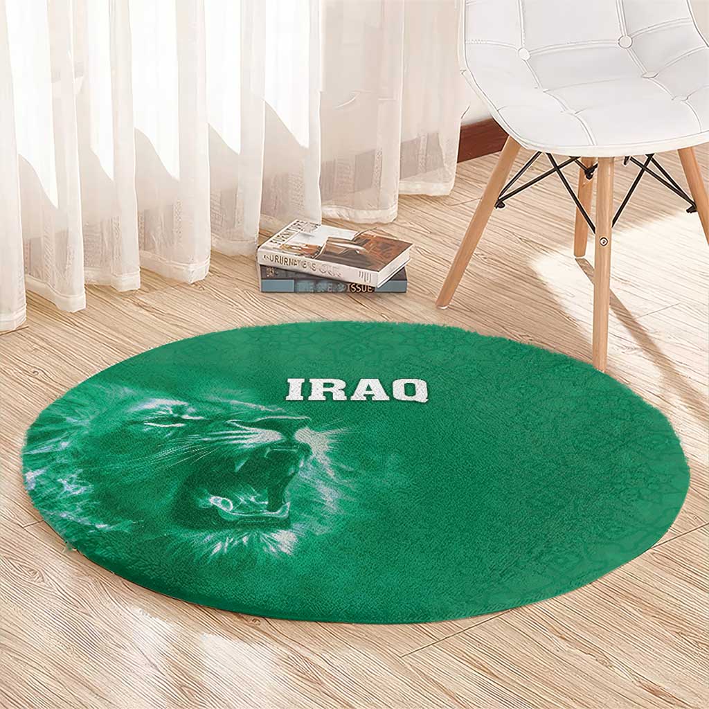 Iraq Football Round Carpet Go Champions - Wonder Print Shop
