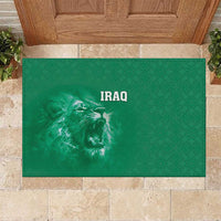 Iraq Football Rubber Doormat Go Champions - Wonder Print Shop