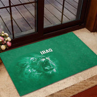 Iraq Football Rubber Doormat Go Champions - Wonder Print Shop