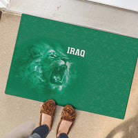 Iraq Football Rubber Doormat Go Champions - Wonder Print Shop
