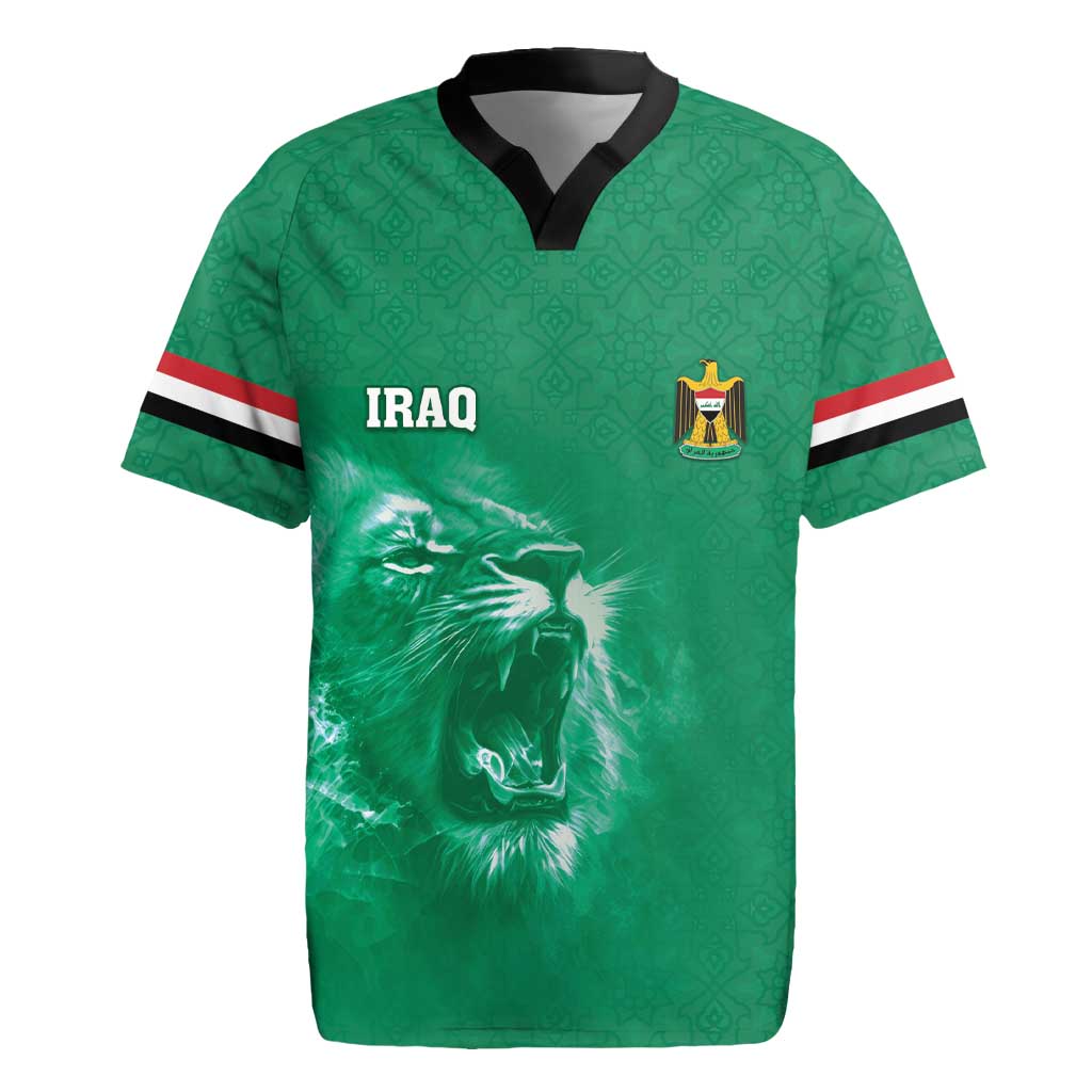 Custom Iraq Football Rugby Jersey Go Champions - Wonder Print Shop