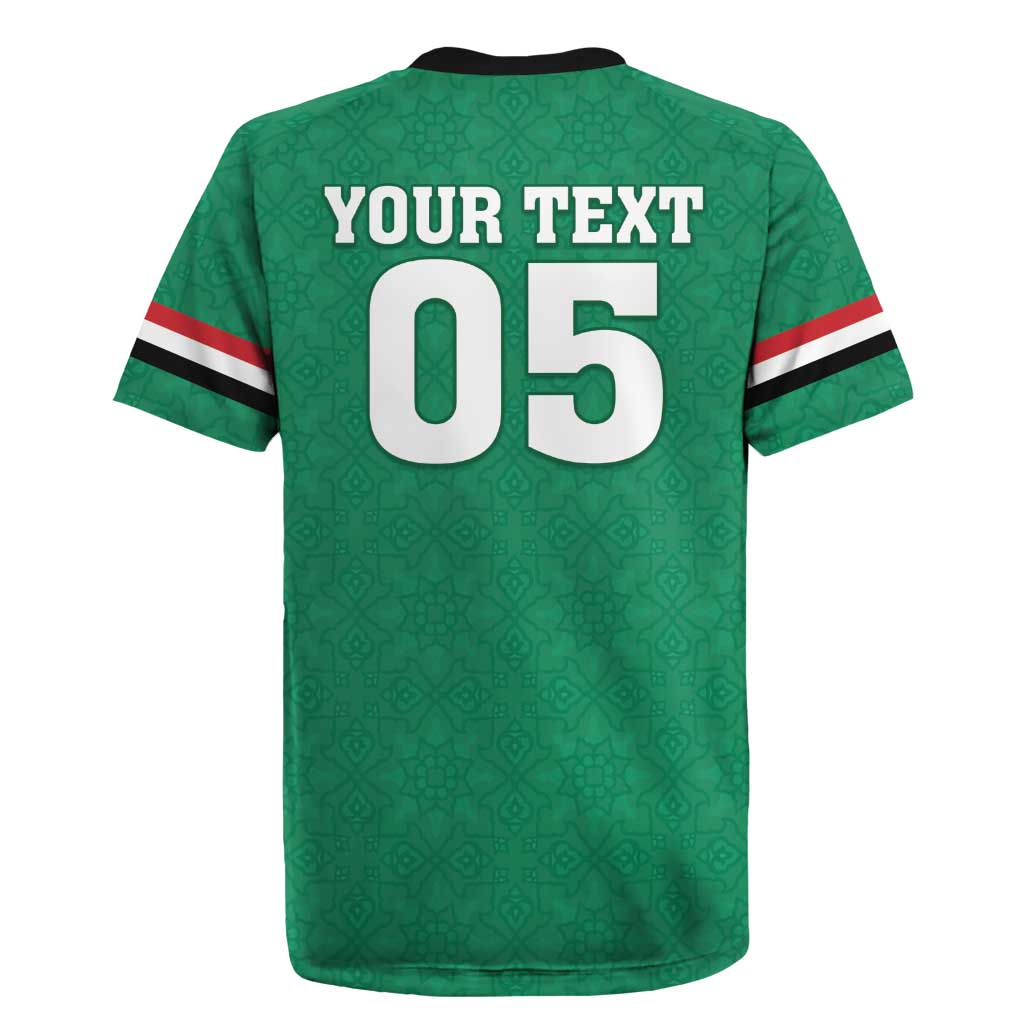 Custom Iraq Football Rugby Jersey Go Champions - Wonder Print Shop
