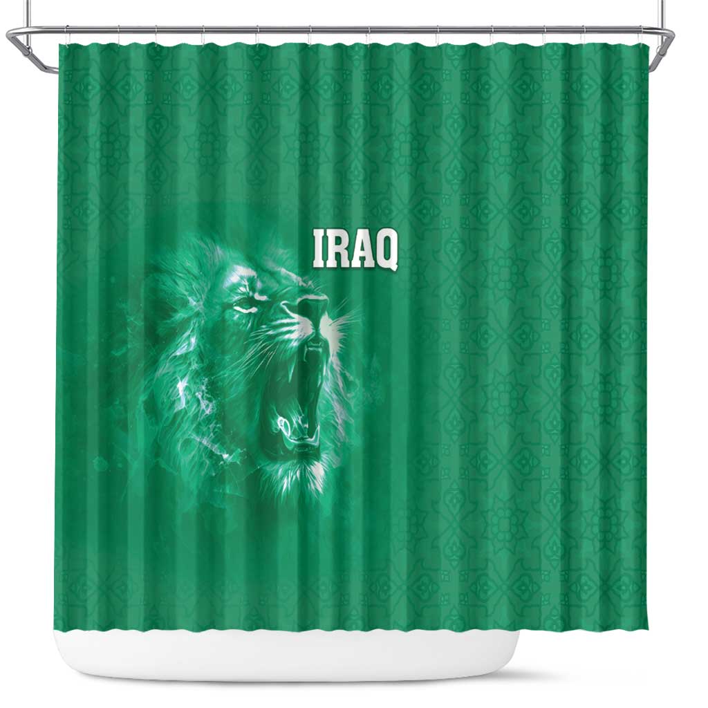 Iraq Football Shower Curtain Go Champions - Wonder Print Shop