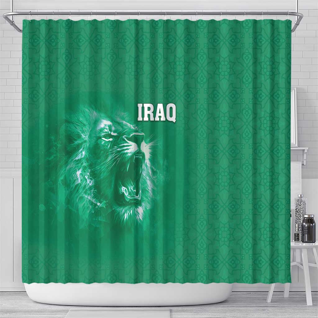 Iraq Football Shower Curtain Go Champions - Wonder Print Shop