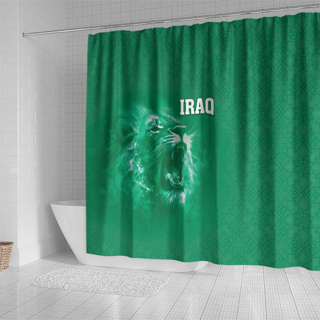 Iraq Football Shower Curtain Go Champions - Wonder Print Shop