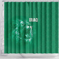 Iraq Football Shower Curtain Go Champions - Wonder Print Shop