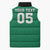 Custom Iraq Football Sleeveless Puffer Jacket Go Champions - Wonder Print Shop