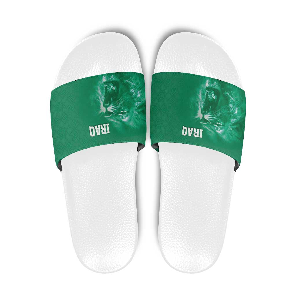 Iraq Football Slide Sandals Go Champions - Wonder Print Shop