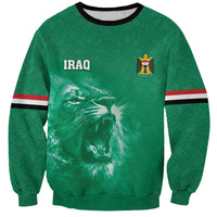 Custom Iraq Football Sweatshirt Go Champions - Wonder Print Shop