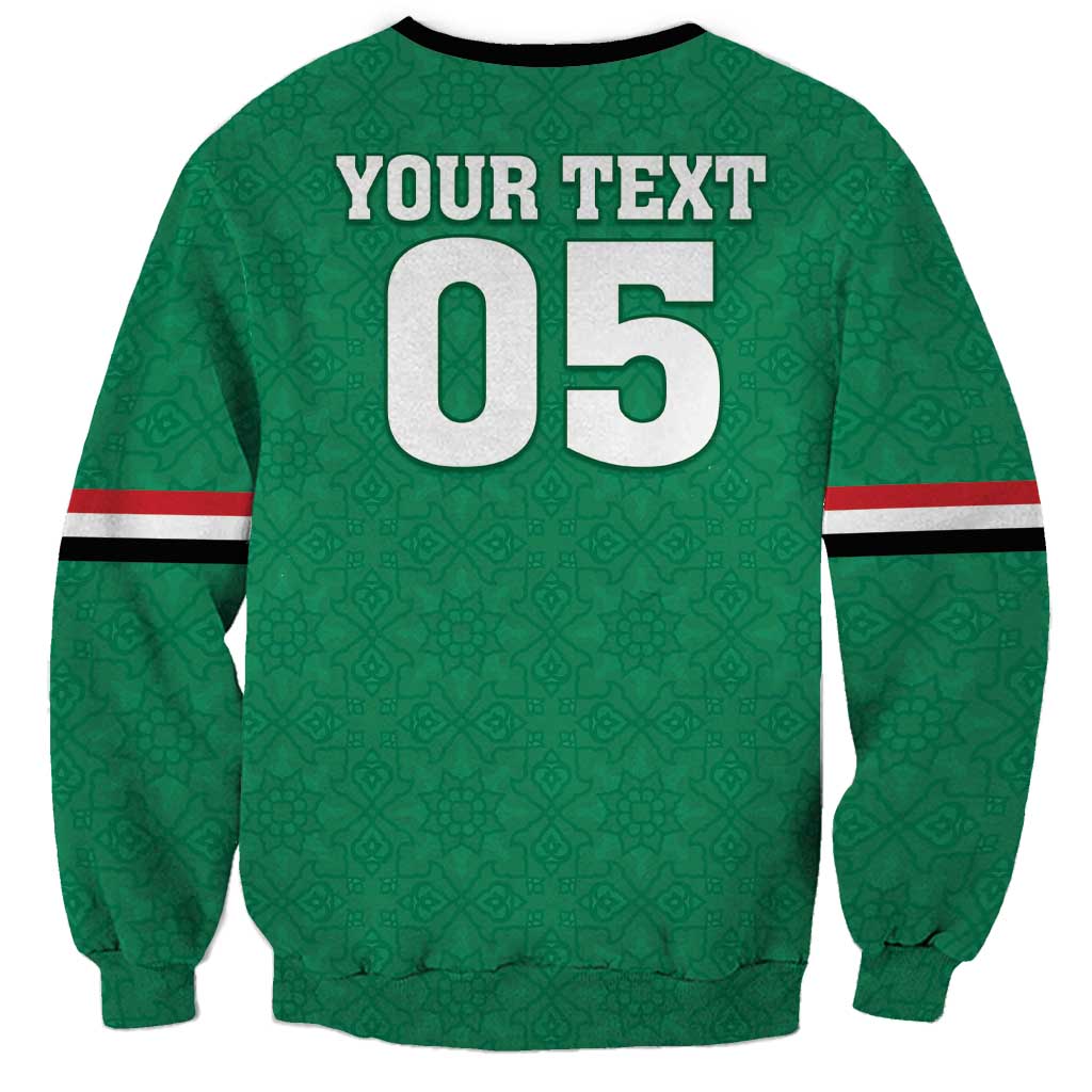 Custom Iraq Football Sweatshirt Go Champions - Wonder Print Shop