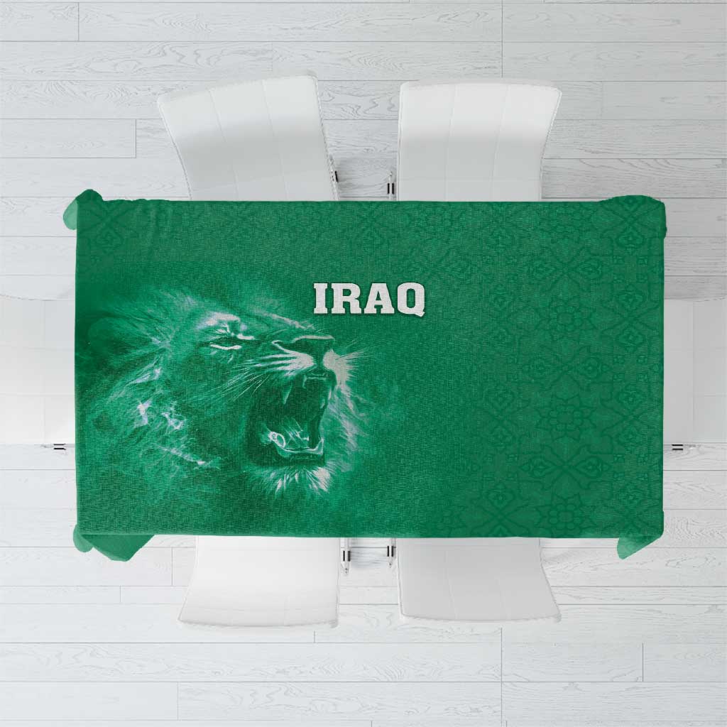 Iraq Football Tablecloth Go Champions - Wonder Print Shop
