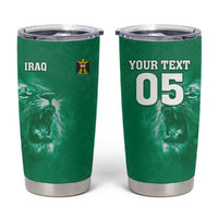 Custom Iraq Football Tumbler Cup Go Champions - Wonder Print Shop