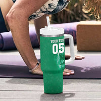 Custom Iraq Football Tumbler With Handle Go Champions - Wonder Print Shop