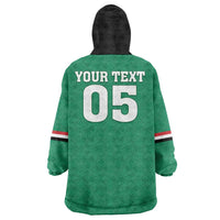 Custom Iraq Football Wearable Blanket Hoodie Go Champions - Wonder Print Shop