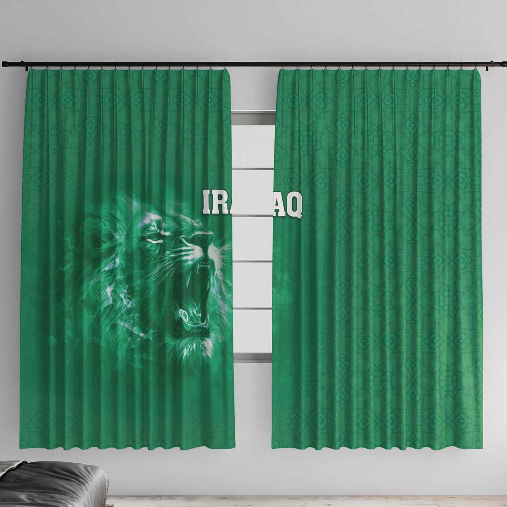 Iraq Football Window Curtain Go Champions - Wonder Print Shop