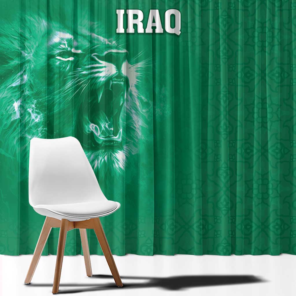 Iraq Football Window Curtain Go Champions - Wonder Print Shop