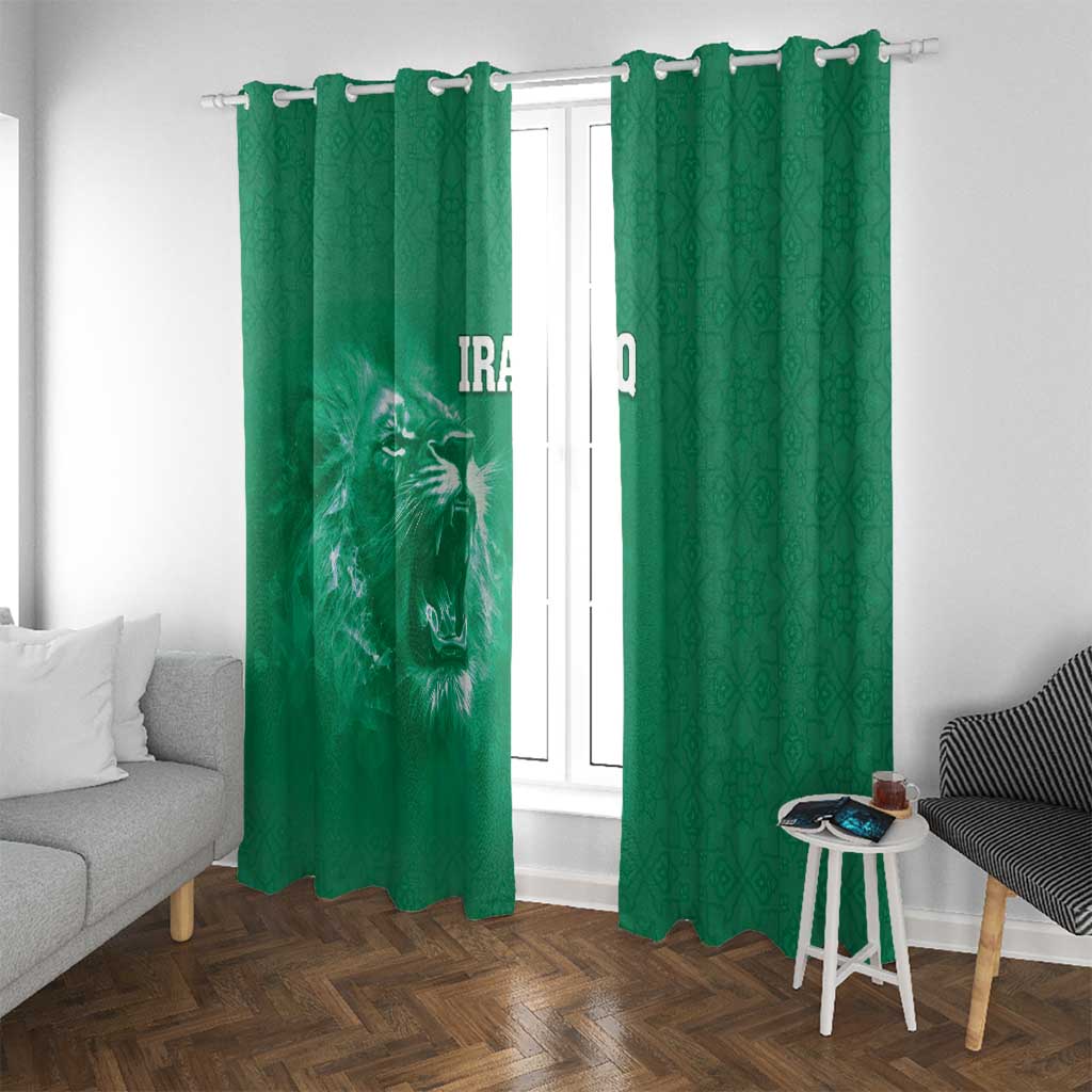 Iraq Football Window Curtain Go Champions - Wonder Print Shop
