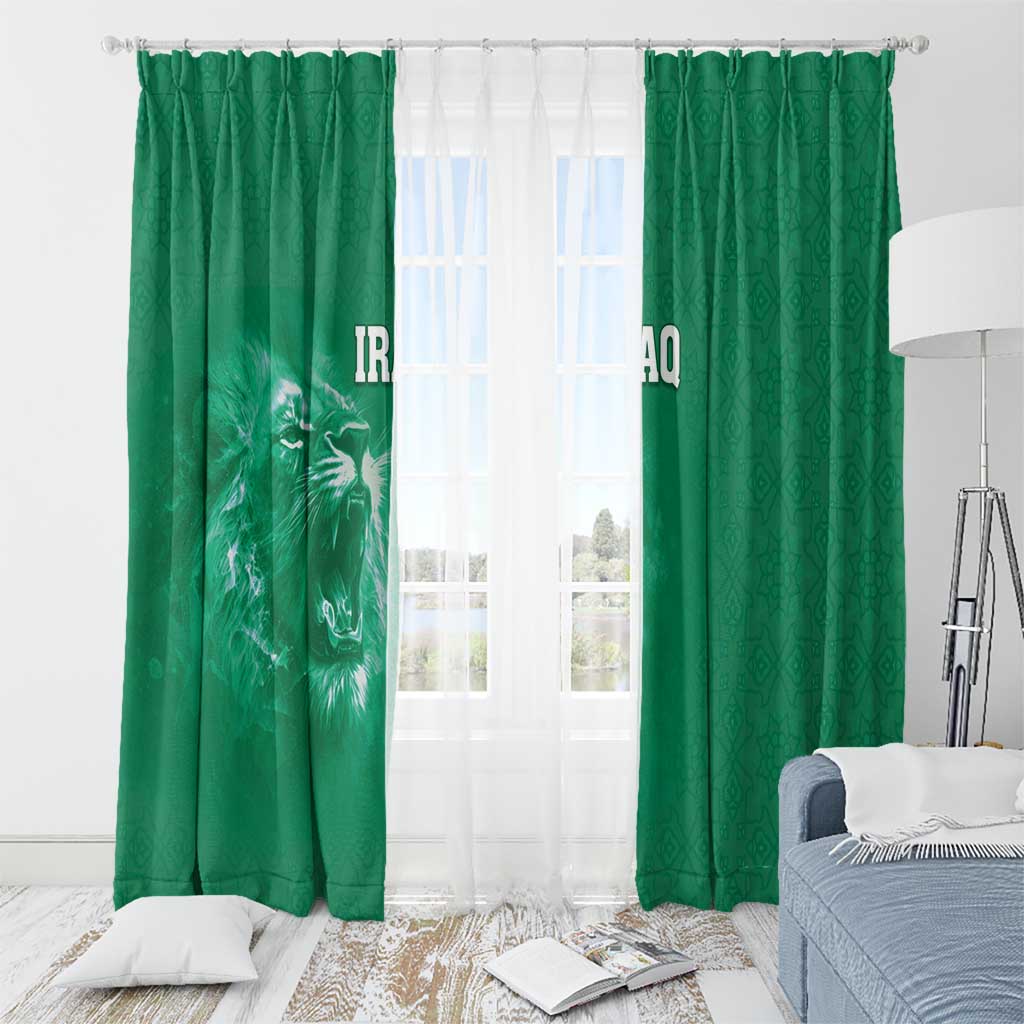 Iraq Football Window Curtain Go Champions - Wonder Print Shop