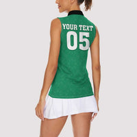 Custom Iraq Football Women Sleeveless Polo Shirt Go Champions - Wonder Print Shop