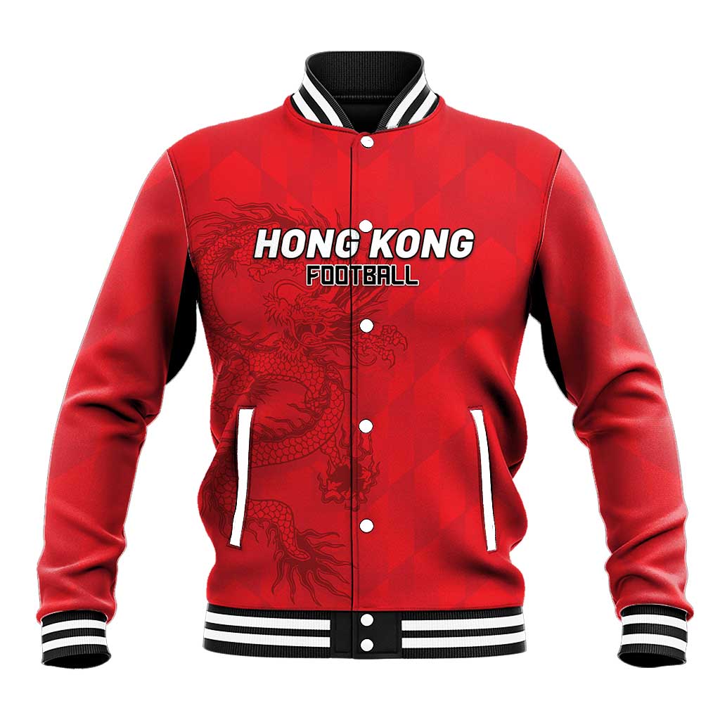 Custom Hong Kong Football Baseball Jacket Go Champions - Wonder Print Shop