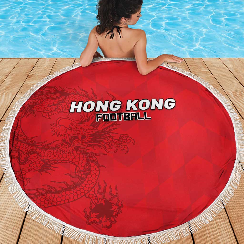 Hong Kong Football Beach Blanket Go Champions - Wonder Print Shop