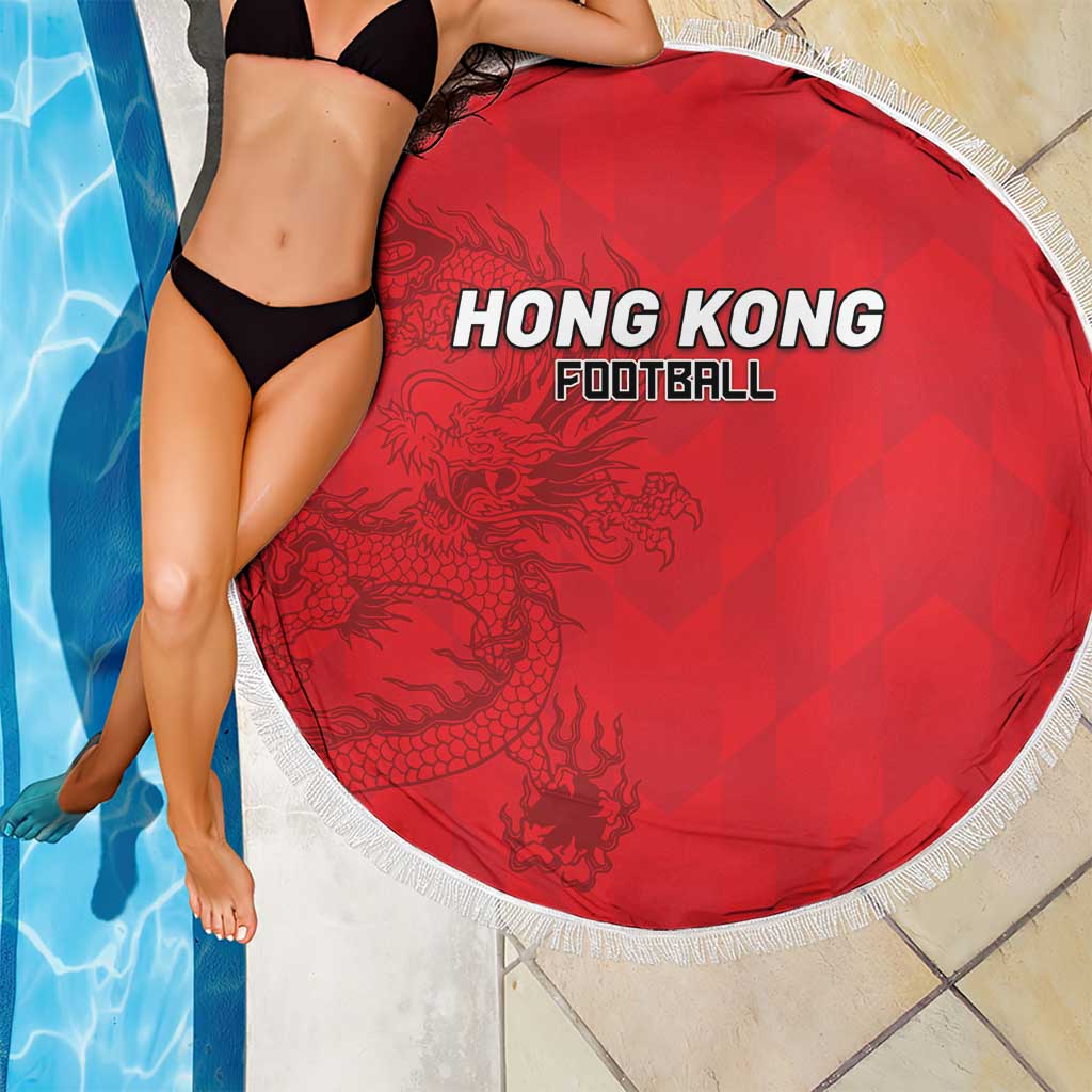 Hong Kong Football Beach Blanket Go Champions - Wonder Print Shop