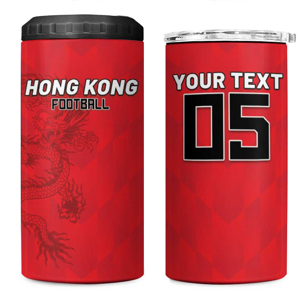 Custom Hong Kong Football 4 in 1 Can Cooler Tumbler Go Champions - Wonder Print Shop