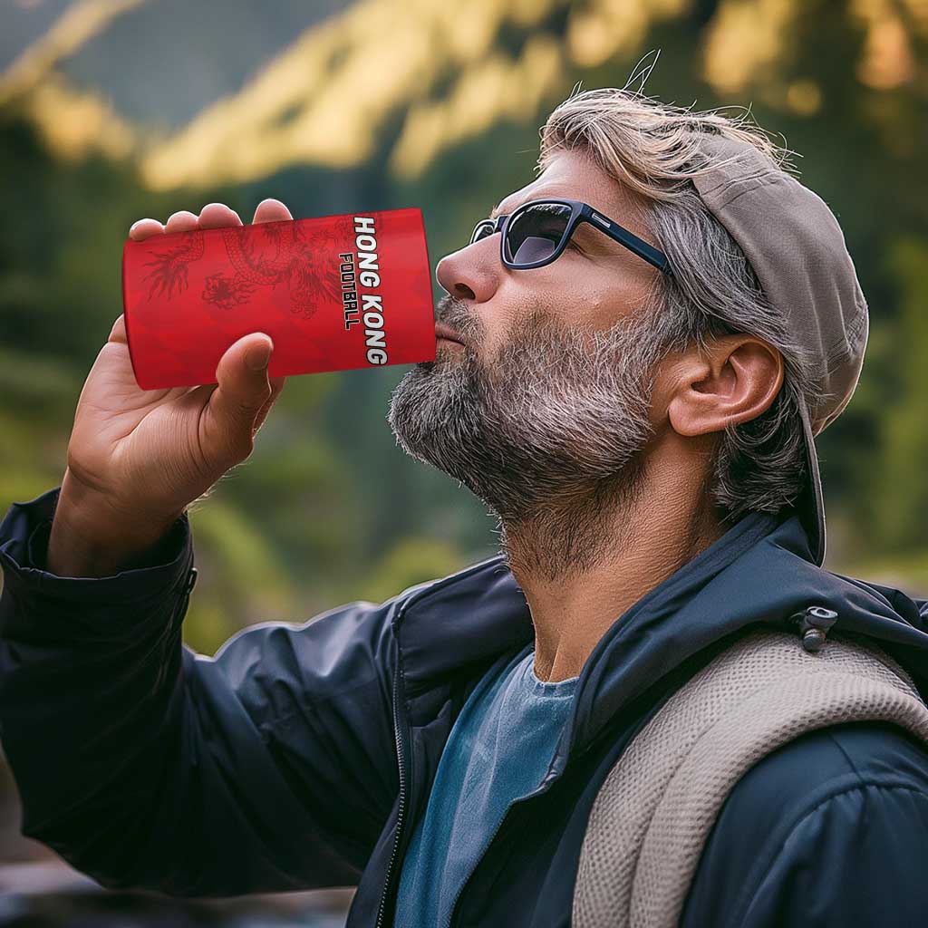 Custom Hong Kong Football 4 in 1 Can Cooler Tumbler Go Champions - Wonder Print Shop