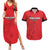 Custom Hong Kong Football Couples Matching Summer Maxi Dress and Hawaiian Shirt Go Champions - Wonder Print Shop
