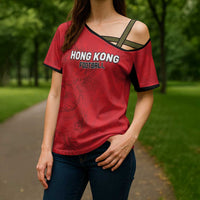 Custom Hong Kong Football Cross Shoulder Shirt Go Champions - Wonder Print Shop