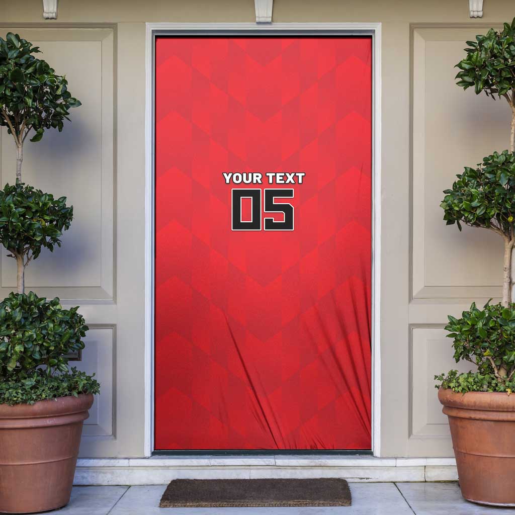 Custom Hong Kong Football Door Cover Go Champions - Wonder Print Shop