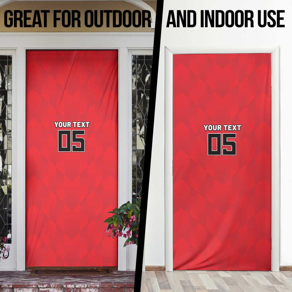 Custom Hong Kong Football Door Cover Go Champions - Wonder Print Shop