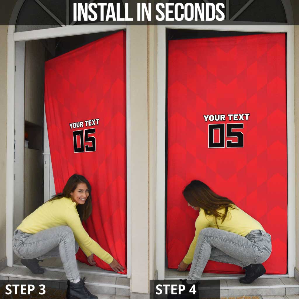 Custom Hong Kong Football Door Cover Go Champions - Wonder Print Shop